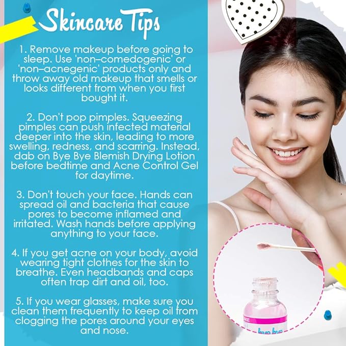 Bye Bye Blemish Acne Drying Lotion, Reduce Pimples Overnight 1oz, 1-Pack-GlimoraGlow