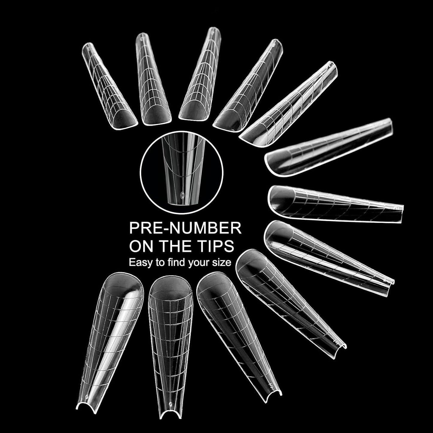 120Pcs Dual Nail Forms,Upper Arched Extension Poly nail gel Nail Forms Full Cover Reusable Nail Molds 12 Sizes for Nail Art Design Salon&DIY-GlimoraGlow