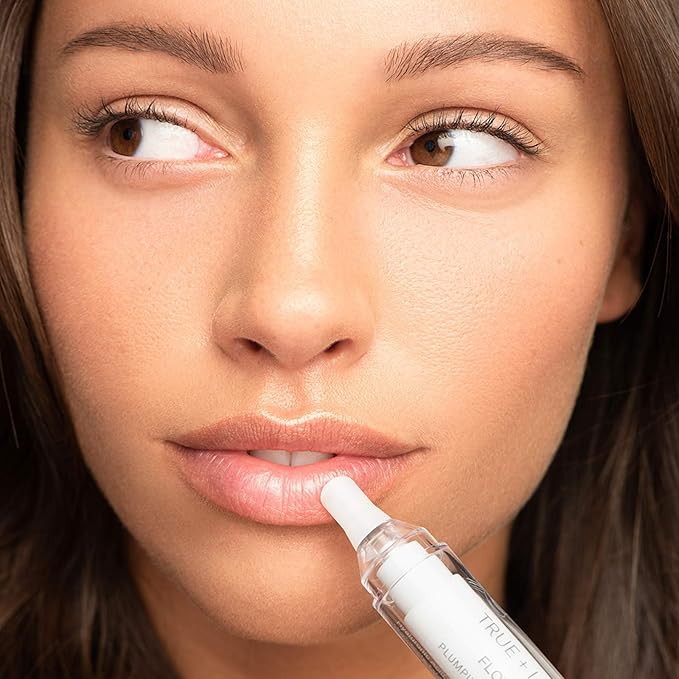 True + Luscious Flowerdose Lip & Eye Serum – 2-in-1 Lip Plumping & Eye Serum for Dry Lips and Dark Circles – Intensely Hydrating, Anti-Aging Formula – 0.5 oz-GlimoraGlow