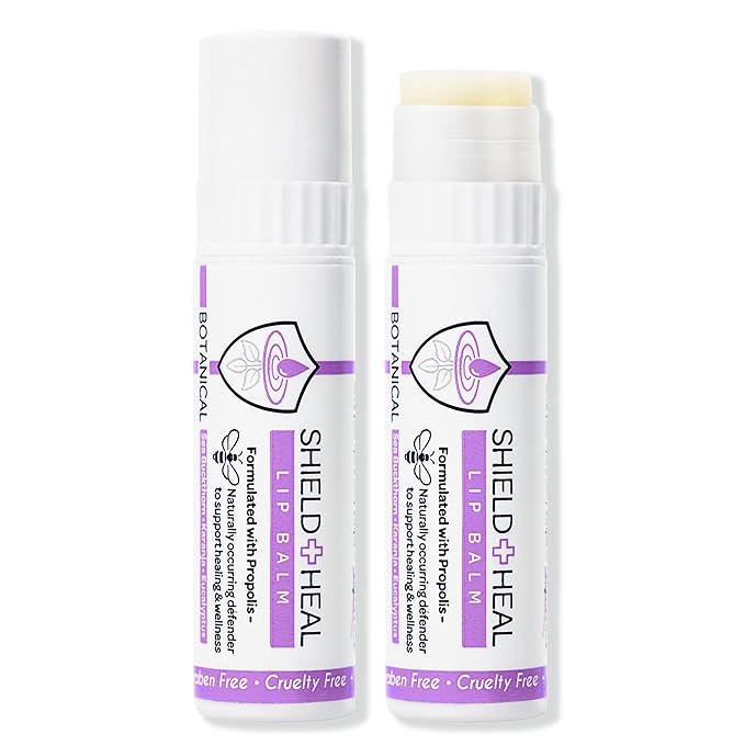 2 Pack - Botanical Lip Balm with Aromachology, Mood-Boosting Fragrance Technology, Soothes Chapped Lips & Relieves Dryness, Silky Smooth Texture Warms on Contact (2 Pack)-GlimoraGlow