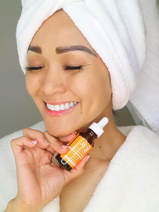 SeoulCeuticals Korean Skin Care 97.5% Snail Mucin Serum – K Beauty Skincare Night Serum Hyaluronic Acid for Face - Centella Anti Wrinkle Serum 1oz-GlimoraGlow