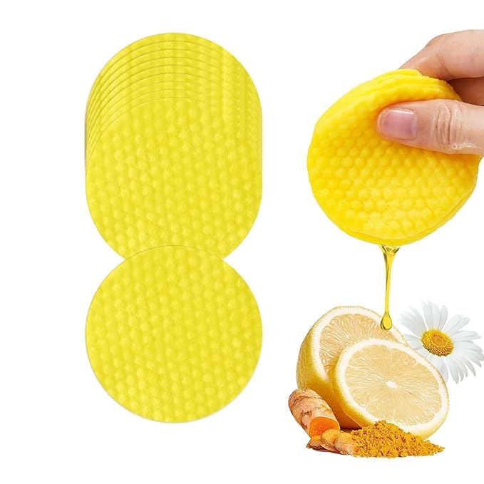 40 PCS Turmeric Kojic Acid Cleansing Pads,Turmeric and Kojic Acid Face Pads,Turmeric Kojic Acid Pads for Face-GlimoraGlow