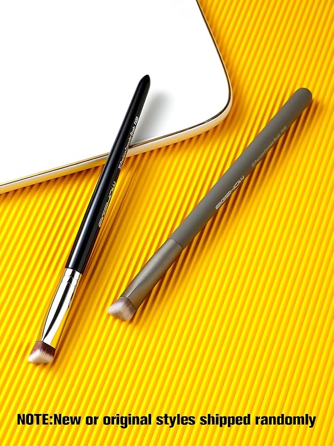 EIGSHOW Concealer Brush Under Eye, Small Triangle Brushes for Precise Coverage Dark Circles Blemishes Acne, Blending Cream and Liquid (F658)-GlimoraGlow