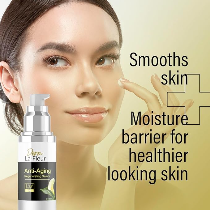 1 Pack - Derm La Fleur Anti- Aging Serum - Derm La Fleur Plus, Derm La Fleur Luxe 1 Bottle Serum For 1 Month, Derma Fleur Moisturizing Skin Conditioner.-GlimoraGlow