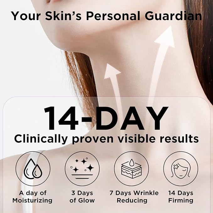 Firming Neck Cream for tightening and firming,Retinol,Collagen & Hyaluronic Acid Cream-Anti-Aging Face Moisturizer for Face,Wrinkle Smoother for Women & Men, 1.76 Fl Oz-GlimoraGlow