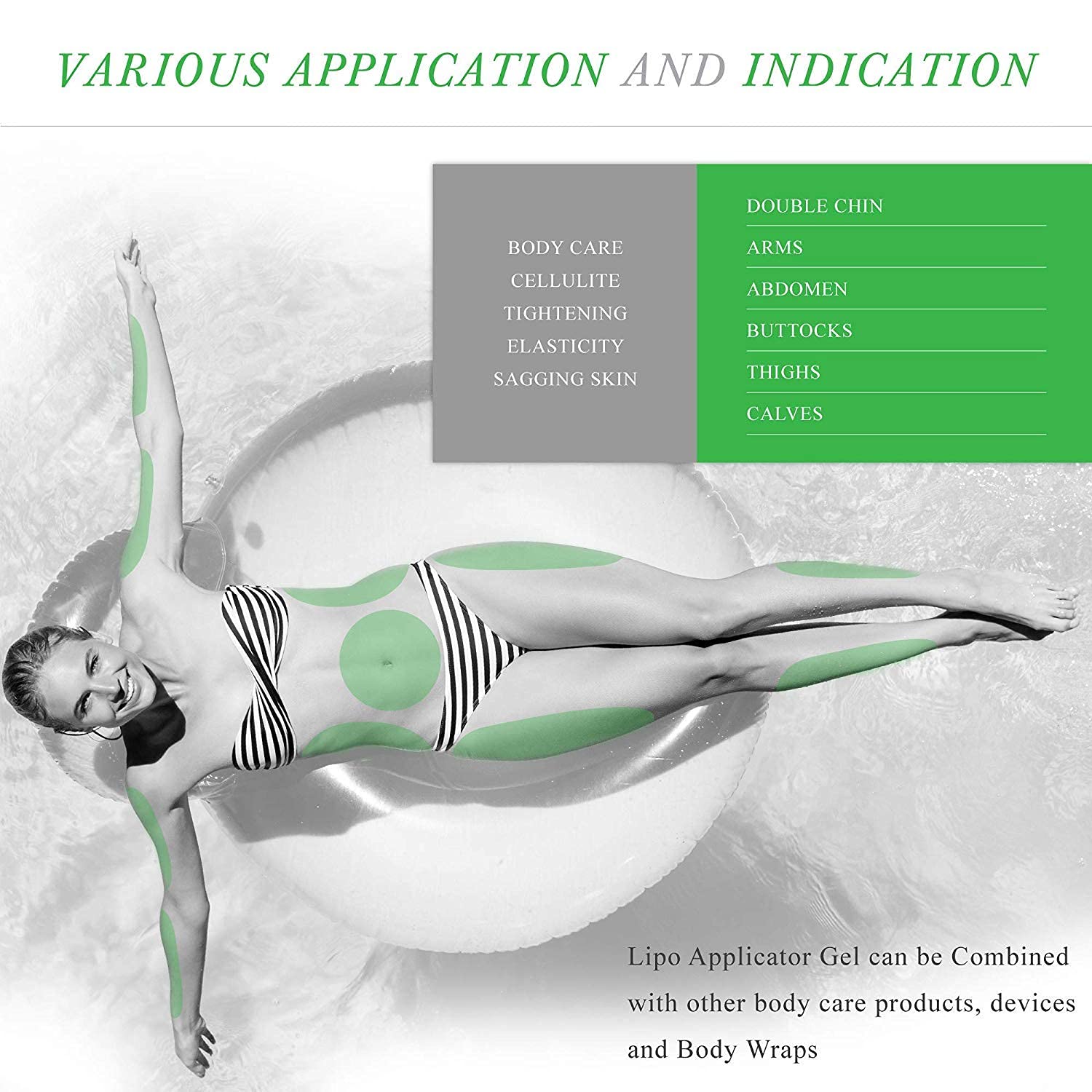 Ultimate Defining Body Gel Applicator Lipo Gel Cream it Works For Firming Toning Contouring - 150 Ml-GlimoraGlow