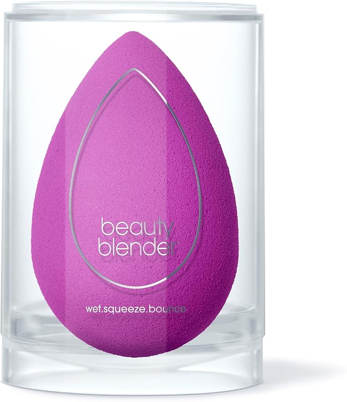 Beautyblender® | Amethyst Beauty Blender Makeup Sponge, Super-Soft Foam Easily Blends Foundations, Powders & Creams, Made in USA, Reusable, Washable, Streak Free Application, Vegan, Cruelty Free-GlimoraGlow