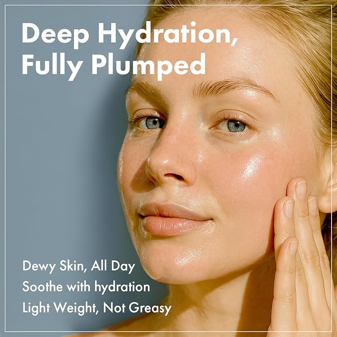 Hyaluronic Acid 9 Cream, Vitamin B5, Collagen, Niacinamide, Centella Asiatica Extract, Long-lasting Hydration, Daily Moisturizer Face Cream, Korean Skin Care, 50ml, 1.69 fl.oz.-GlimoraGlow