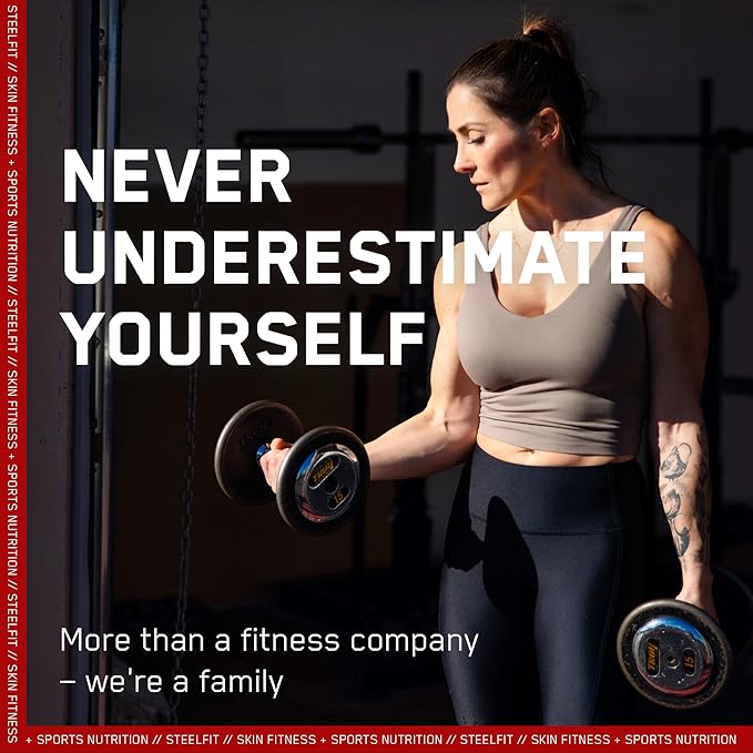 SteelFit Abs of Steel Maximum Definition Cream - Skin Tightening, Toning & Firming Lotion for Sculpting Abs - L-Carnitine Pre & Post Workout Supplement for Men & Women - Non-Greasy Formula, 3.4 Ounces-GlimoraGlow