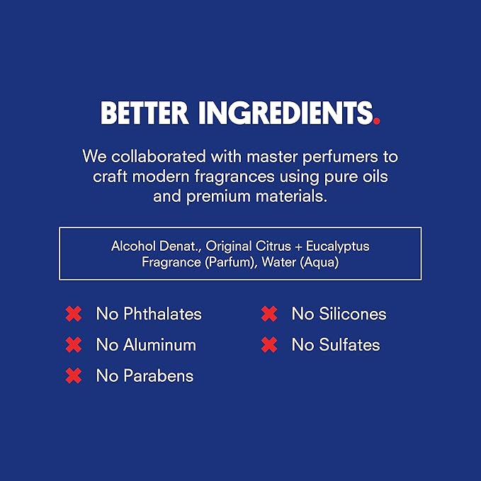 Huron Men’s Cologne - Eau de Parfum for Everyday Wear - Crisp & Invigorating Scent of Citrus, Eucalyptus, Mint & Aromatic Greens - Long Lasting - Safe, Clean Ingredients - 1.7 Fl. Oz.-GlimoraGlow