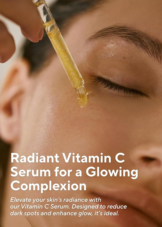 AROMATICA Glow Vita C Toning Serum Orange & Neroli 30ml/1.01 fl. oz - Orange Vitamin C Serum for Face with Hyaluronic Acid For Sensitive Skin-GlimoraGlow