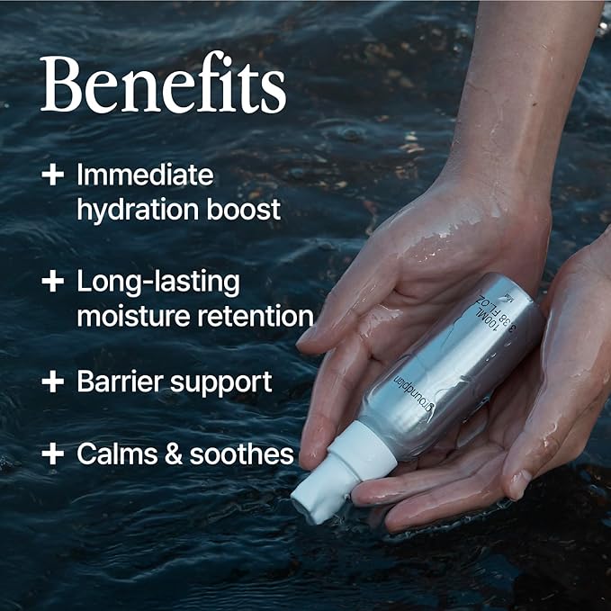 Silver Frost Mist - Facial Barrier Toner Spray with 80% Witch Hazel Water, Cica for Skin Barrier Repair, Recovery Mist for Sensitive Skin, Dewy Hydration, Korean Skin Care (3.38 fl oz)-GlimoraGlow