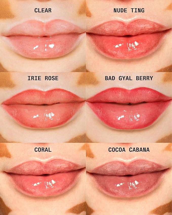 Cay Skin Isle Lip Balm SPF 30 – High Shine, Hydrating + Sheer Lip Gloss in Vanilla Brown Sugar Flavor – Formulated with Natural Ingredients for All Skin Tones – 3-Pack, Nude Ting-GlimoraGlow