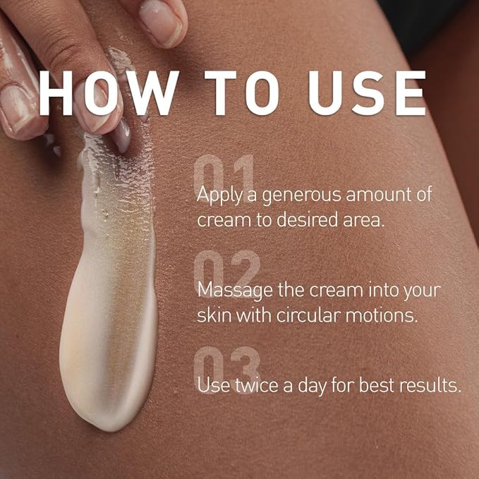 Belly Firming Cream: B Flat Skin Tightening Cream , Cellulite & Stretch Mark Reduction & Tummy Hips Cream & Body Firming for Stomach & Thighs & Arms – 3.38 Fl Oz-GlimoraGlow