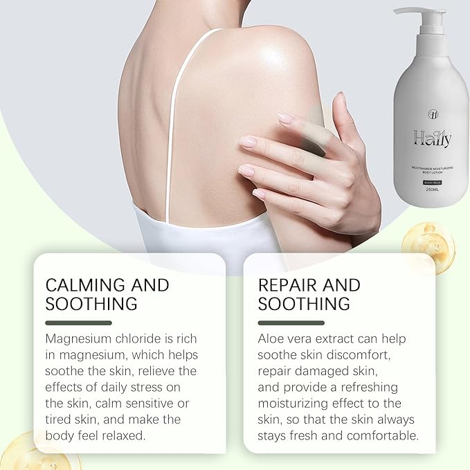 Body Lotion from Korea Whitening Remove Dark Spots, Original Niacinamide Whitening Body Lotion for Dry, Rough & Sensitive Skin, Moisturizing & Nourishing (1)-GlimoraGlow