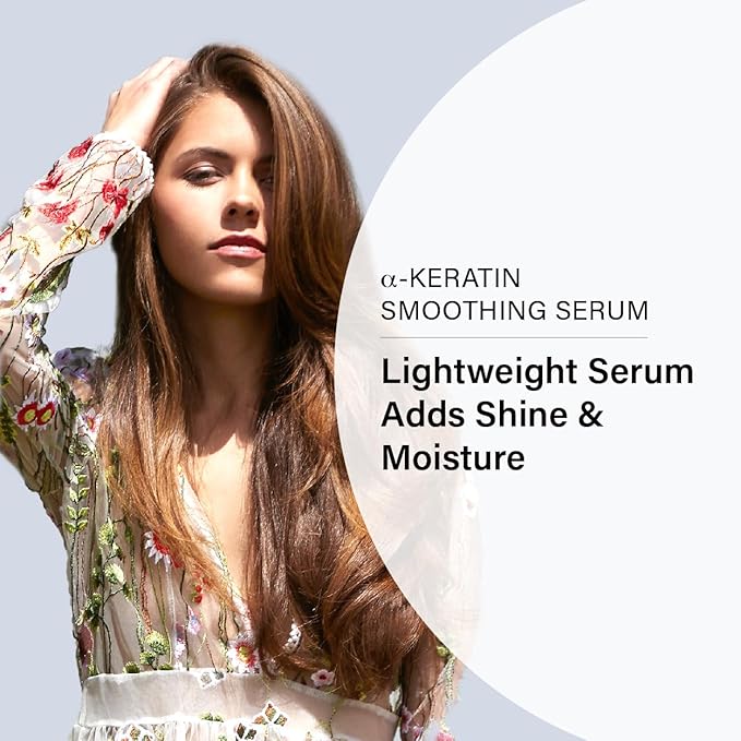 Peter Coppola a-Keratin Smoothing Serum - Lightweight Serum Adds Shine & Moisture To Frizzy And Damaged Hair - Hair Repair Serum With Argan Oil Conditions & Hydrates Frizz & Split Ends 1.69 oz-GlimoraGlow