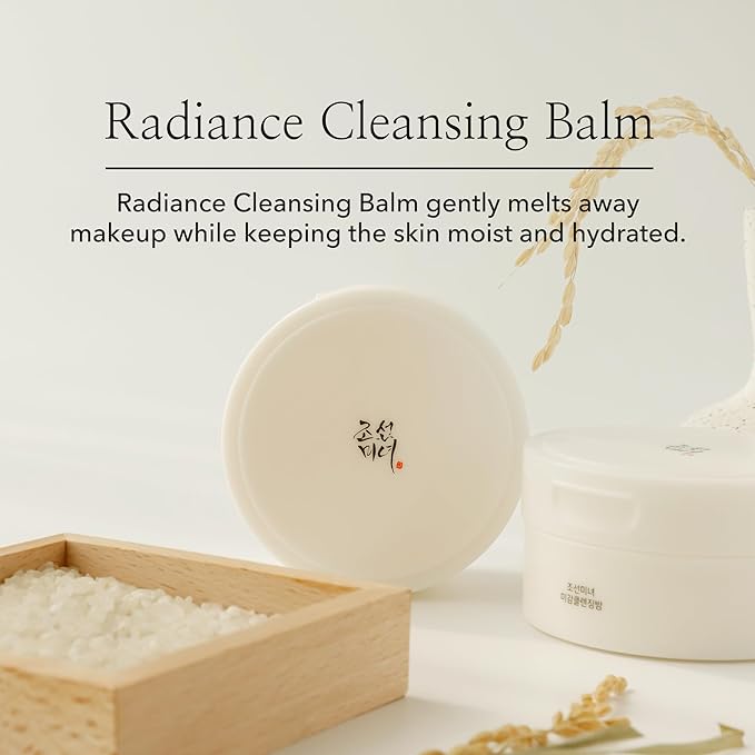 Beauty of Joseon Radiance Cleansing Balm Makeup, Sunscreen, Pore Cleanser for Sensitive Acne Skin. Korean Skincare for Men and Women 100ml, 3.38 fl.oz-GlimoraGlow