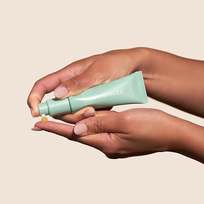 Barefaced Retinal Skin Therapy 30ml - Retinaldehyde & Bakuchiol Serum for Firming, Reducing Fine Lines & Wrinkles, Improving Skin Tone & Texture w/ Shea Butter, Jojoba Oil & Argan Oil-GlimoraGlow