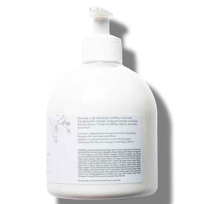 100% PURE Healthy Scalp Conditioner Purifying Burdock & Neem for Dry Damaged Hair Replenishing Itchy Flaky Scalp Hydration for Women & Men - 16 Fl Oz-GlimoraGlow