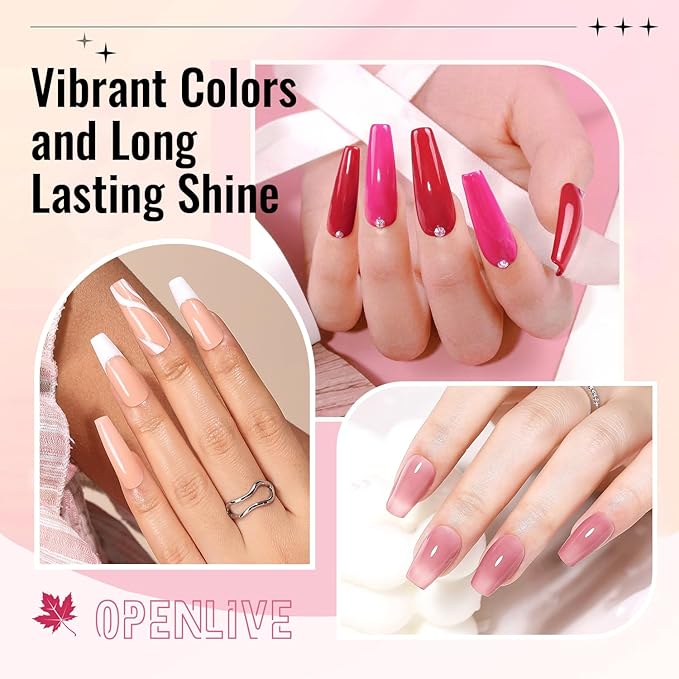 12 PCS Nail Polish Set With 10 Colour Combo, 2 PCS Base And Top Coat,Fast Drying Nail Polish For Home DIY And Beginners.-GlimoraGlow