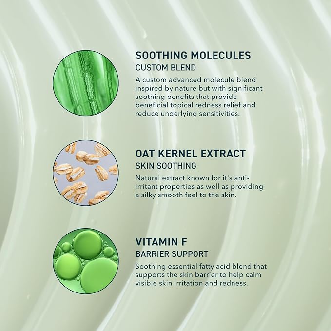 Skin Redness Reform, Calming Serum for Face. Advanced Clinical Optical Corrector for Redness and Discomfort. Soothing Face Serum with Oat Extract for Sensitive Skin. 1oz Pump-GlimoraGlow