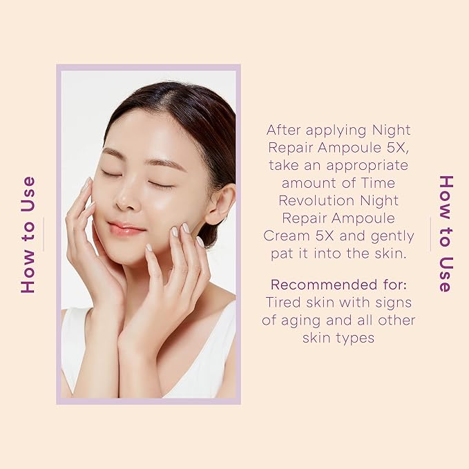 MISSHA Time Revolution Night Repair Ampoule Cream (5th Gen) 1.69 Fl Oz - Triple Fermented Deep-Sleep Night Cream - Overnight Care for Enhanced Radiance, Korean Skincare-GlimoraGlow