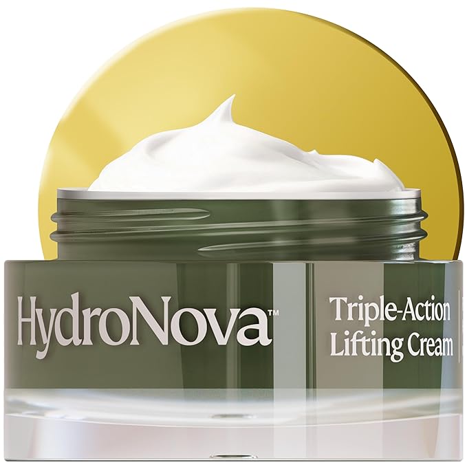 HYDRONOVA Anti-Aging Moisturizer Face Cream and Tighten and Lift Neck Cream - Facial Moisturizer for Women - Skin-Firming Wrinkle Formula with Retinol - PM Moisturizer for Face, Neck and Décolleté-GlimoraGlow