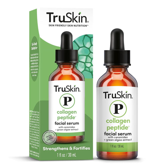 TruSkin Pro Collagen Multi Peptides Serum for Face – Anti Aging Face Serum with TriPeptide-29 & Ceramides – Support Skin’s Natural Collagen & Skin Barrier for Firmer-Looking Skin – 1 fl. Oz-GlimoraGlow