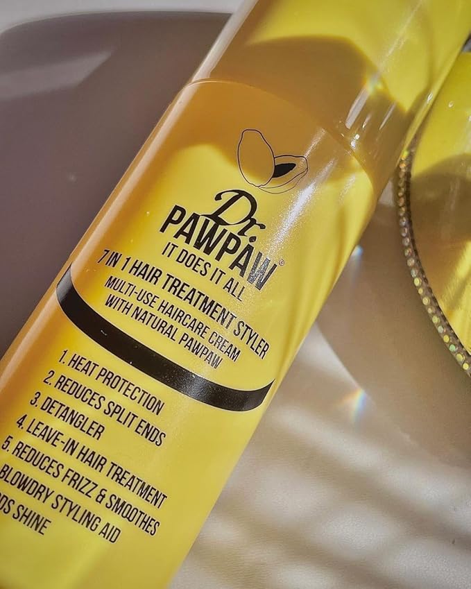 It Does It All: 7 in 1 Hair Treatment Styler with Papaya, Aloe Vera, Coconut Oil, Vegan & Natural (6 x 150 ml)-GlimoraGlow