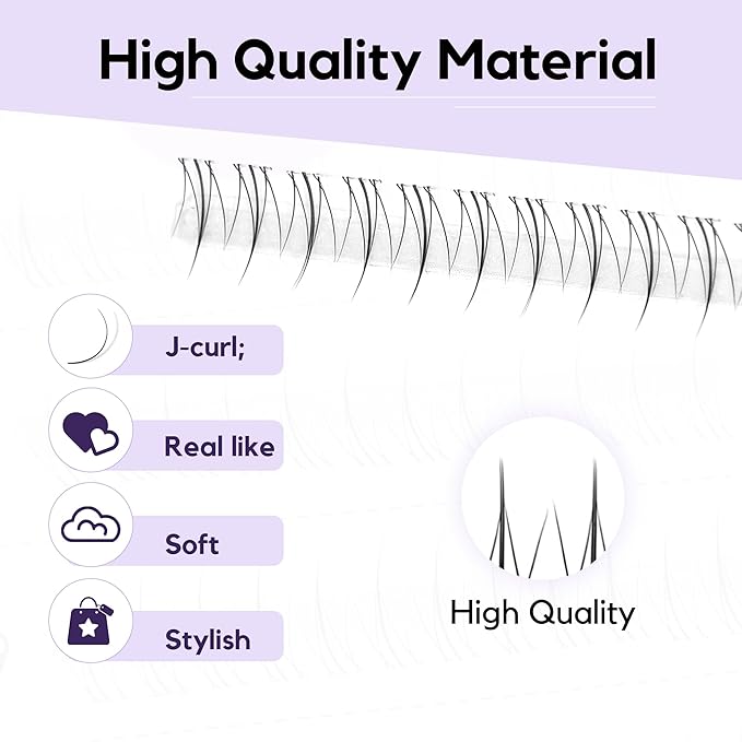 GAQQI Bottom Lash Clusters Natural Bottom Lashes Clear Band, DIY Lash Extensions Lower Lashes, Soft & Comfortable Thin Band Bottom Eyelashes Wispy Daily Style 5mm+6mm 48pcs(B10)-GlimoraGlow
