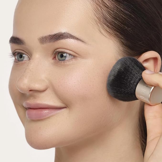 ARTDECO Mineral Powder Foundation Brush - Kabuki Brush with Vegan Bristles for Flawless Coverage, Perfect for Face Powder - Ideal Makeup Tool for a Radiant Finish-GlimoraGlow