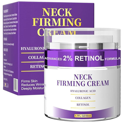 Retinol Cream for Face, Neck Creams for Tightening and Firming, Anti Aging Face Moisturizer for Face, Day & Night Moisturizing with Collagen, Hyaluronic Acid for Sagging Skin, Wrinkle, 1.7 Fl OZ-GlimoraGlow