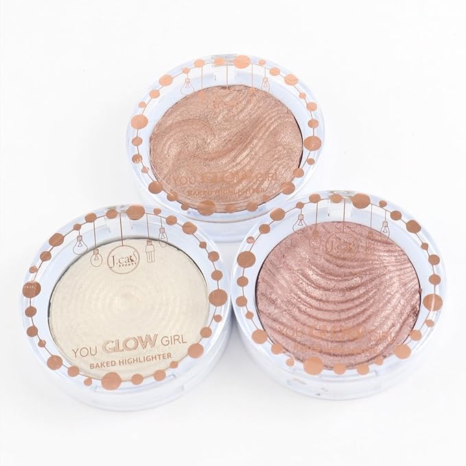 J.CAT BEAUTY You Glow Girl Baked Highlighter - White Goddess-GlimoraGlow