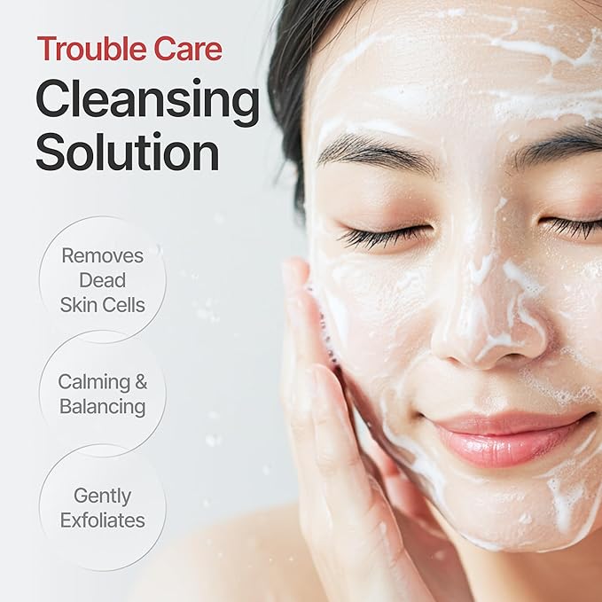 B6 Enzyme Powder Face Cleanser, Korean Skin Care Exfoliating Face Wash with PHA and Papain Enzyme, Face Exfoliator with Calamine and Vitamin B6, Gentle Cleanser, 55g (1.94 Oz)-GlimoraGlow