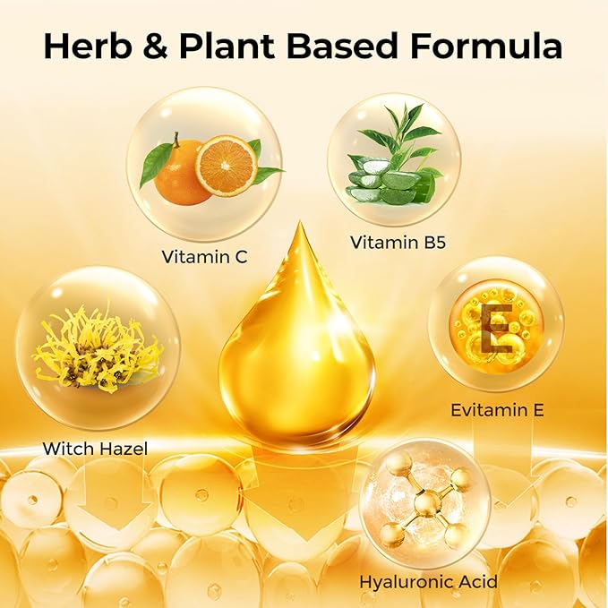 Vitamin C Serum for Face –Anti Aging Face & Eye Serum, Hyaluronic Acid, Reduce Fine Lines, Dark Spots and Wrinkle-GlimoraGlow