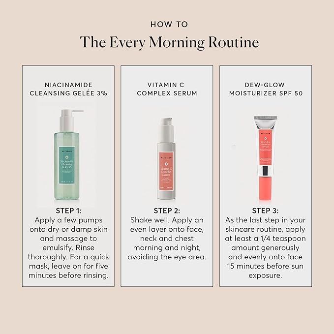 Naturium Vitamin C Complex Face Serum, Anti-Aging Facial Treatment with Hyaluronic Acid & Vitamin E, 1 oz-GlimoraGlow