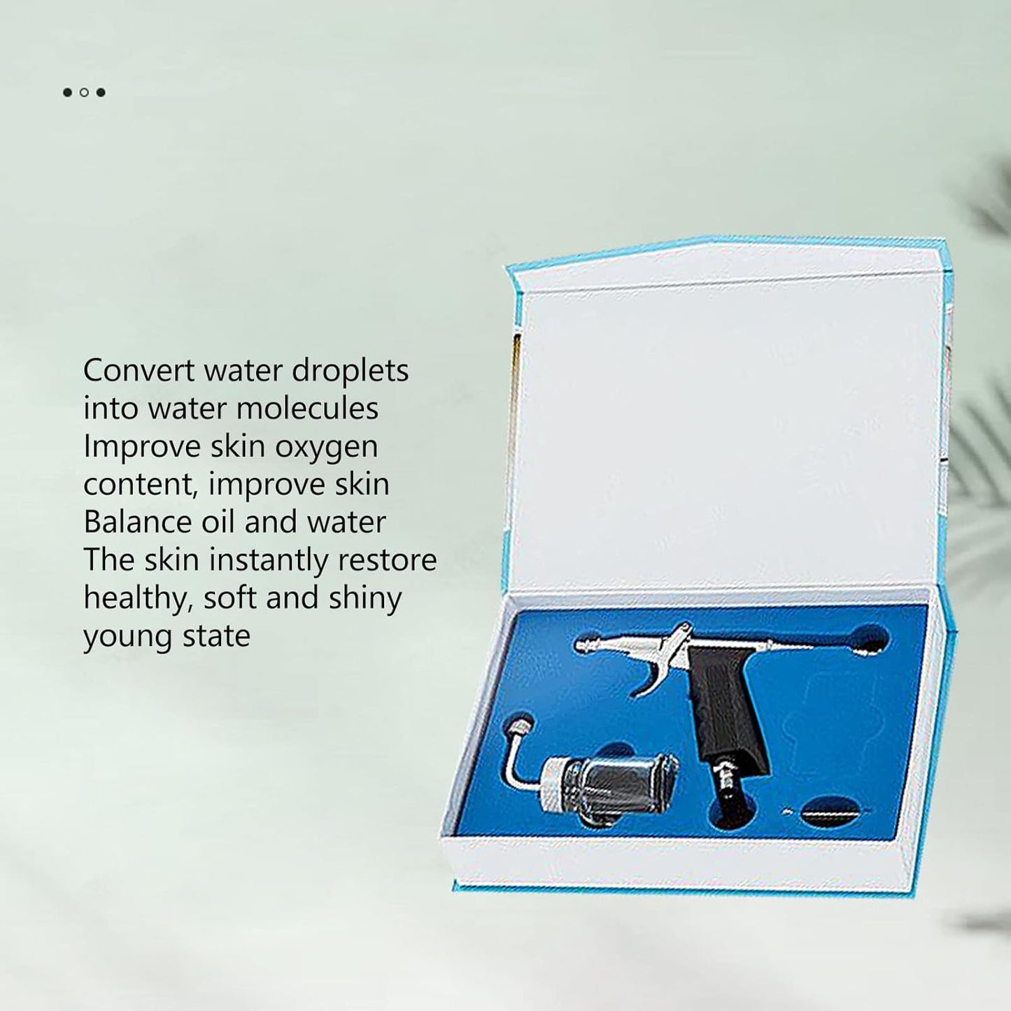 Facial Oxygen Injector Spray Gun Deep Moisturizing Skin Rejuvenation, Atomization Fine Mist Sprayer for Hydrating, Oil Control Portable Home Beauty Salon Use-GlimoraGlow