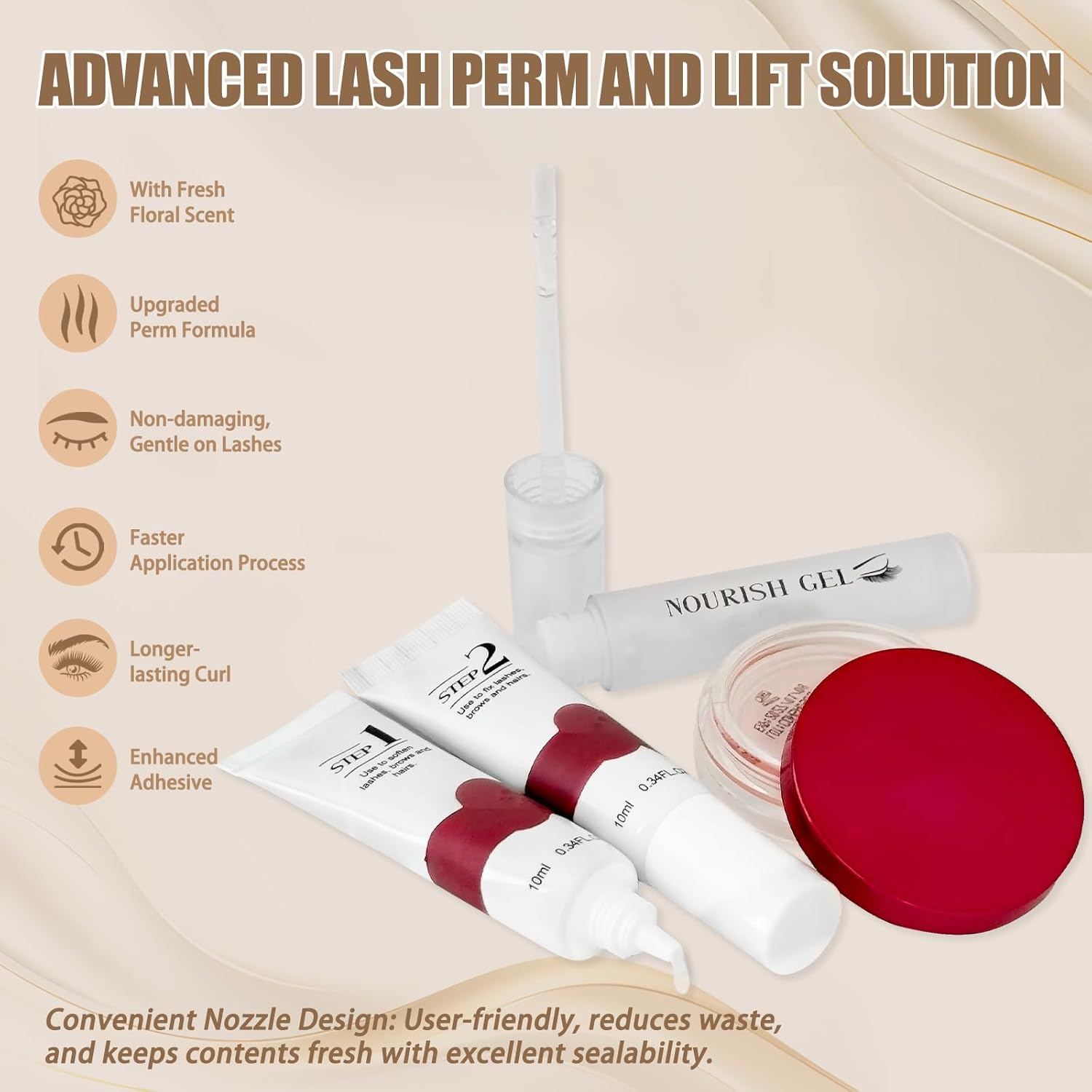 Upgraded Lash Lift Kit Professional - Eyebrow Lamination & Eyelash Perm Kit with High Adhesion Glue and Long-Lasting Curling Set, Gentle Formula for Sensitive Eyes-GlimoraGlow