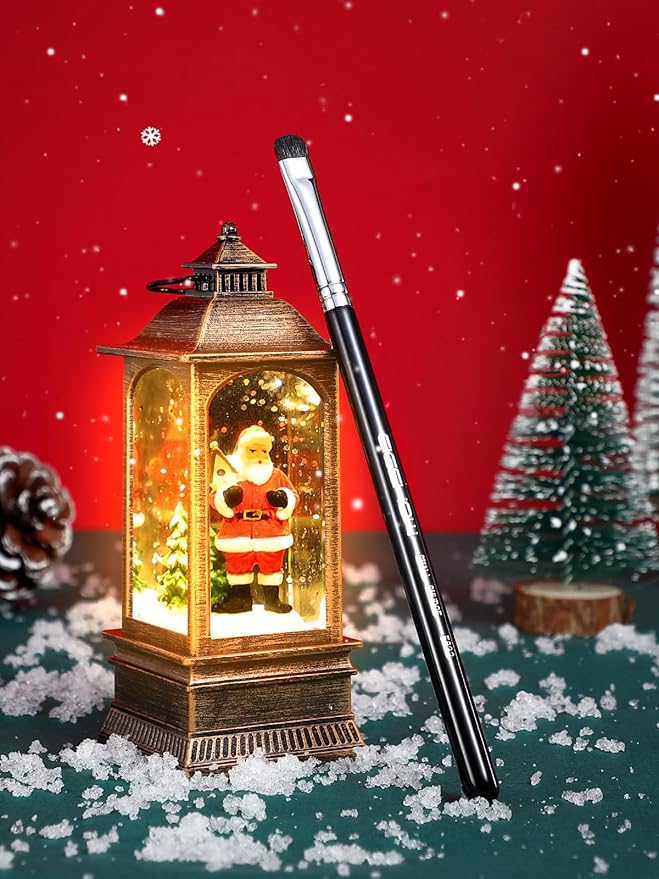 Professional Shader Eyeshadow Brush, EIGSHOW Flat Tapered Blending Brush with Dense Soft Bristles for Eye Shadow Application, for Cream Powder (E801)-GlimoraGlow