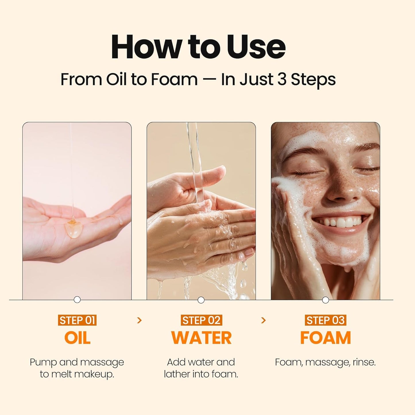 [K-Beauty] Calendula Biome Oil to Foam - All-in-One Korean Face Wash OilBased Foaming Facial Cleanser - Hydrating, Moisturizing & Soothing Makeup Deep Cleansing Oil for All Skin Types (3.88 fl oz)-GlimoraGlow