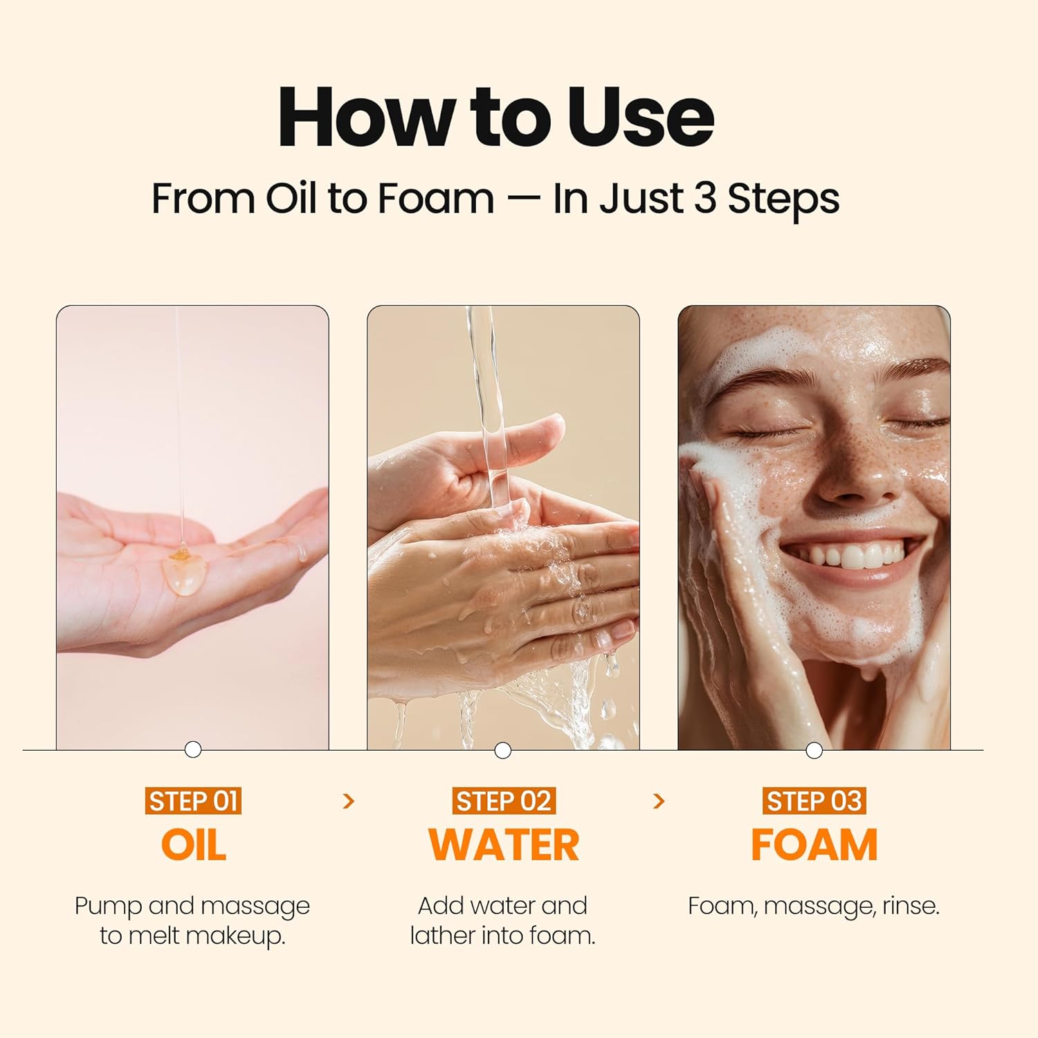 [K-Beauty] Calendula Biome Oil to Foam - All-in-One Korean Face Wash OilBased Foaming Facial Cleanser - Hydrating, Moisturizing & Soothing Makeup Deep Cleansing Oil for All Skin Types (3.88 fl oz)-GlimoraGlow