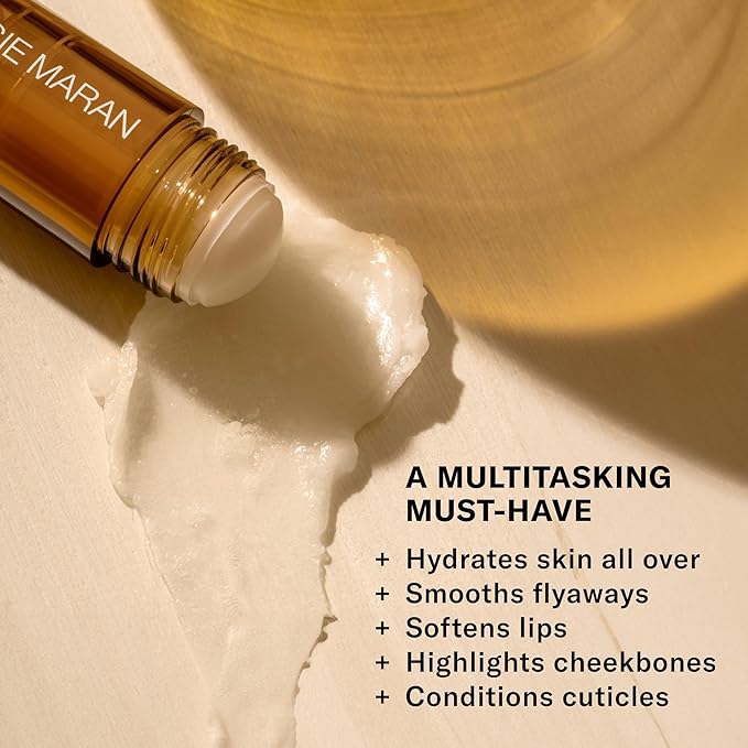 Josie Maran Argan Oil Moisture Stick - Travel Size Under Eye Balm & Face Balm to Restore Skin with Antioxidants & Essential Fatty Acids for a Healthy, Radiant Glow - Vegan & Cruelty-Free (0.35 Oz)-GlimoraGlow