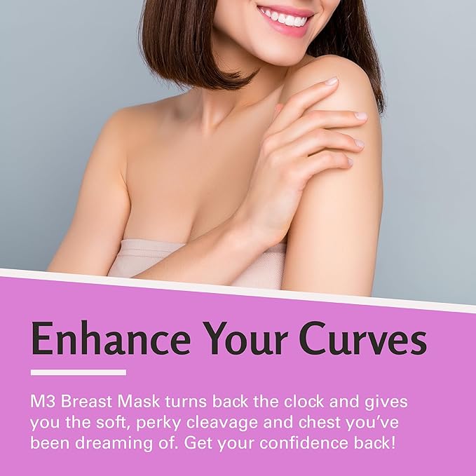 Moisturizing Breast Enhancement Cream for Women - Breast Firming and Lifting Cream with Collagen and Ceramides - Clarifying Neck and Breast Enhancer Cream for Wrinkles and Dry Skin-GlimoraGlow