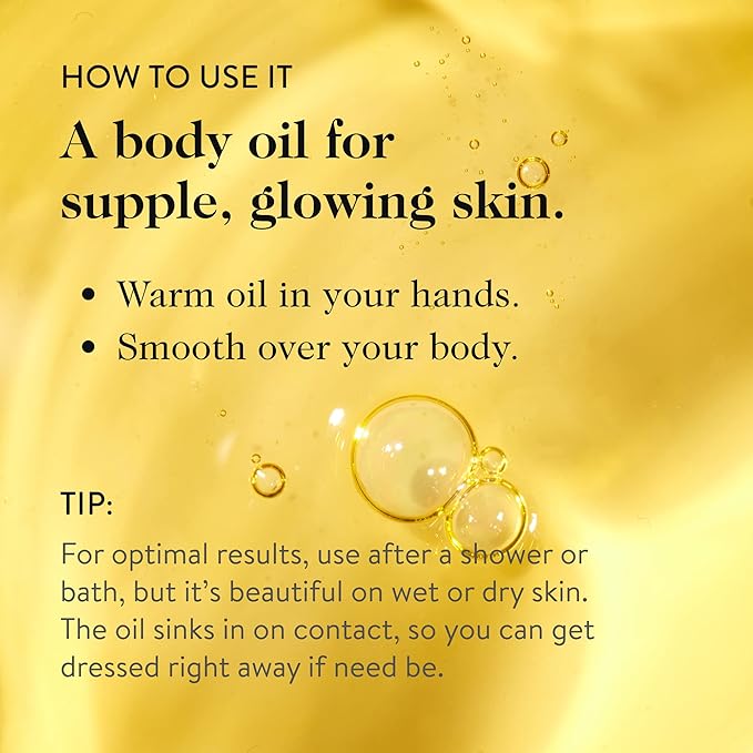 goop Beauty Body Oil | Moisturizer for Dry Skin | Kakadu Plum & Sea Buckthorn Oils | Instant Hydration to Firm & Smooth | 4 fl oz-GlimoraGlow