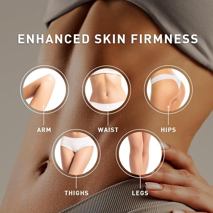 Belly Firming Cream: B Flat Skin Tightening Cream , Cellulite & Stretch Mark Reduction & Tummy Hips Cream & Body Firming for Stomach & Thighs & Arms – 3.38 Fl Oz-GlimoraGlow