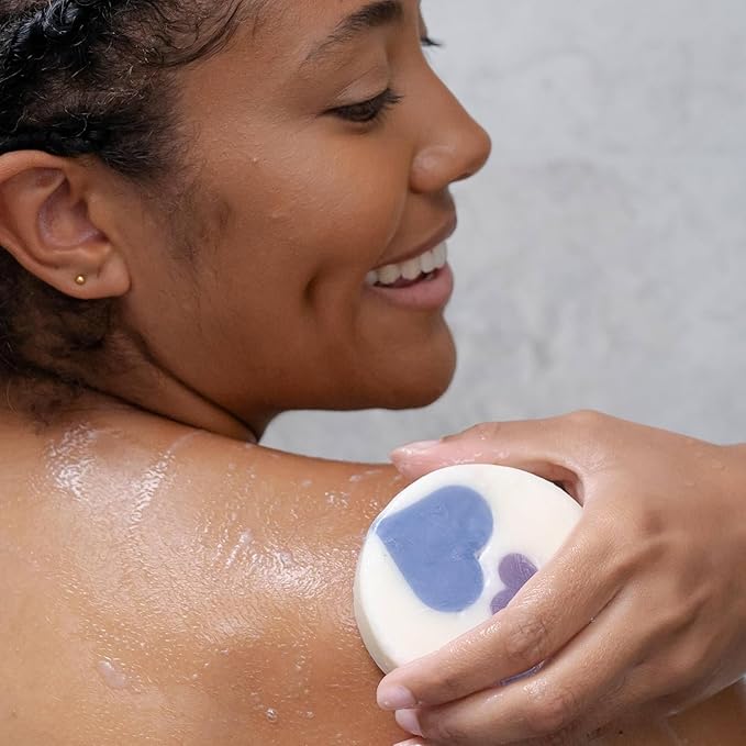 ANIHANA Handcrafted Natural Soap with Coconut Oil, Gentle Cleansing, Paraben Free, Refreshing Lavender Love Scent, 4.23 oz-GlimoraGlow