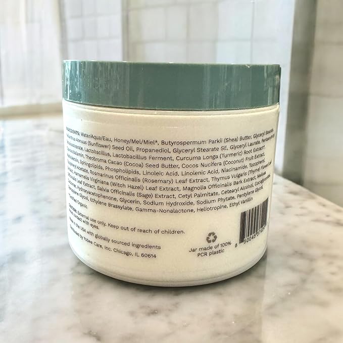 Yobee Body & Face Moisturizing Cream for Dry, Sensitive Skin | Probiotic extracts, Honey, Turmeric, Vitamin B12, Ceramides, Shea Butter | Fragrance Free | For Kids & Adults (6)-GlimoraGlow