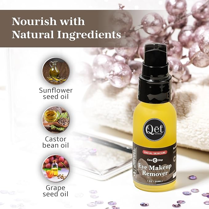 Qēt Botanicals Supple Eye Makeup Remover-GlimoraGlow