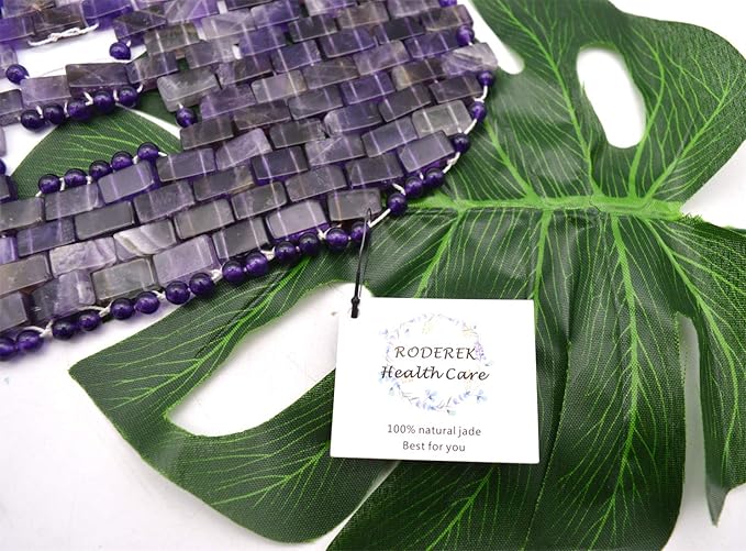 Jade Face Mask, Jade Mask for Relieving Face & Eye Puffiness Migraine, Anti Wrinkle Mask Therapy, Yoga Meditation Tools (Amethyst)-GlimoraGlow