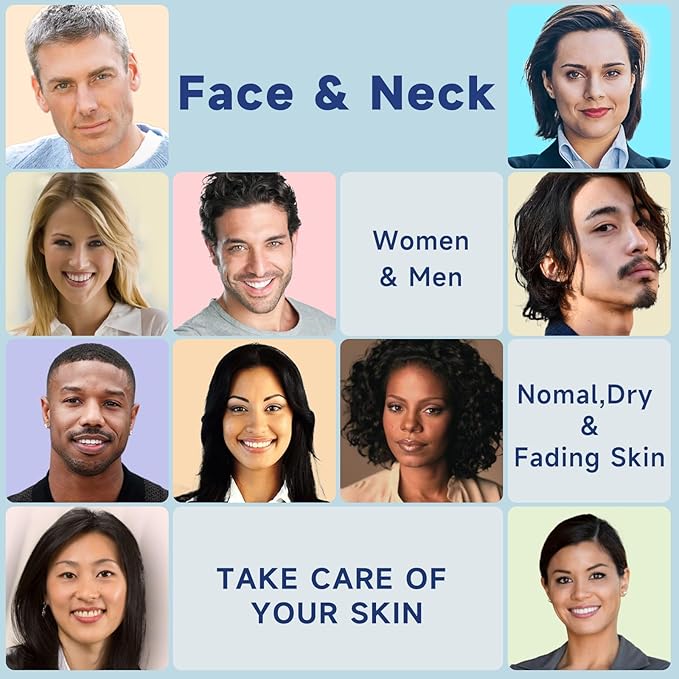 Retinol Cream for Face, Collagen Neck Creams for Tightening and Firming, Anti Aging Facial Moisturizer for Women & Men, Instant Face Lift Wrinkle Cream with vitamin c serum-GlimoraGlow